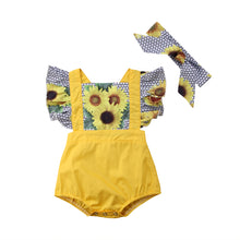 Load image into Gallery viewer, Newborn Kids Baby Girl Sunflower