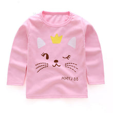 Load image into Gallery viewer, Long Sleeve Girl Children T-shirt