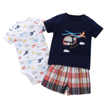 Load image into Gallery viewer, T Shirts+romper+shorts clothes