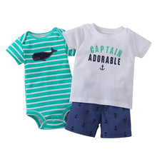 Load image into Gallery viewer, T Shirts+romper+shorts clothes