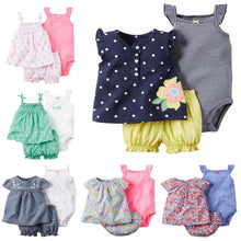 Load image into Gallery viewer, Fashion Cotton Floral Baby Clothing Set