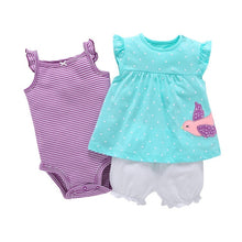 Load image into Gallery viewer, Fashion Cotton Floral Baby Clothing Set