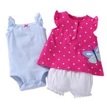 Load image into Gallery viewer, Fashion Cotton Floral Baby Clothing Set