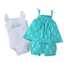 Load image into Gallery viewer, Fashion Cotton Floral Baby Clothing Set