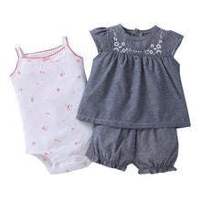 Load image into Gallery viewer, Fashion Cotton Floral Baby Clothing Set