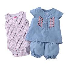 Load image into Gallery viewer, Fashion Cotton Floral Baby Clothing Set