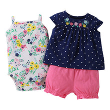Load image into Gallery viewer, Fashion Cotton Floral Baby Clothing Set