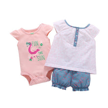 Load image into Gallery viewer, Fashion Cotton Floral Baby Clothing Set