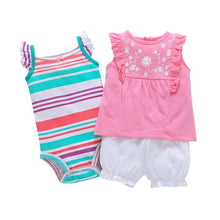 Load image into Gallery viewer, Fashion Cotton Floral Baby Clothing Set