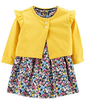 Load image into Gallery viewer, Baby Girls Flower Dresses Cotton Jumpsuits