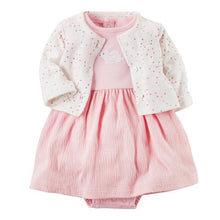Load image into Gallery viewer, Baby Girls Flower Dresses Cotton Jumpsuits