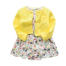Load image into Gallery viewer, Baby Girls Flower Dresses Cotton Jumpsuits