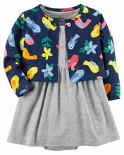 Load image into Gallery viewer, Baby Girls Flower Dresses Cotton Jumpsuits