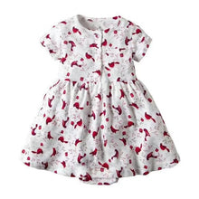 Load image into Gallery viewer, Baby Girls Flower Dresses Cotton Jumpsuits