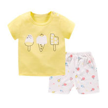 Load image into Gallery viewer, Grey Dogs Pattern Cartoon Baby Boy Clothing Sets