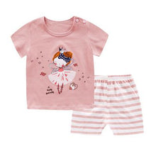 Load image into Gallery viewer, Grey Dogs Pattern Cartoon Baby Boy Clothing Sets