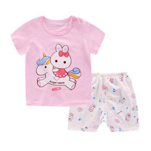 Load image into Gallery viewer, Grey Dogs Pattern Cartoon Baby Boy Clothing Sets