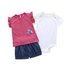 Load image into Gallery viewer, Fashion Cotton Floral Baby Clothing Set