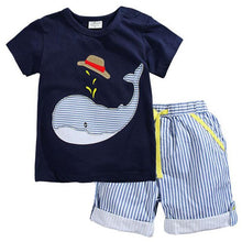 Load image into Gallery viewer, Short sleeve Baby Boy Clothes Set