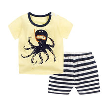 Load image into Gallery viewer, Short sleeve Baby Boy Clothes Set