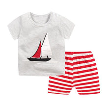 Load image into Gallery viewer, Short sleeve Baby Boy Clothes Set