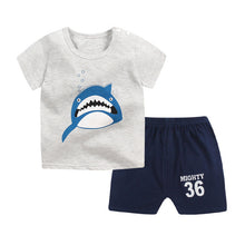 Load image into Gallery viewer, Short sleeve Baby Boy Clothes Set