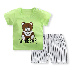 Short sleeve Baby Boy Clothes Set